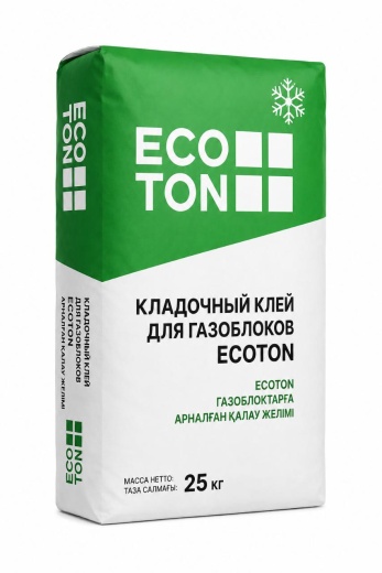 ECOTON газоблоктерін жұқа жікті қалауға арналған қысқы қоспа